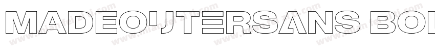 MADEOuterSans Bold字体转换